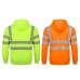 Cargo Hi-Vis Polyester Hooded Sweatshirt - With Zip