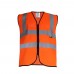 Cargo Hi-Vis Vest With Zip Fastening And ID Pocket