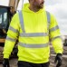 Cargo Hi-Vis Polyester Hooded Sweatshirt - Without Zip